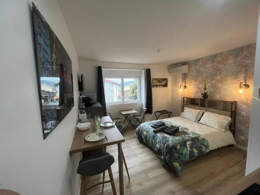 Verdi Studio Cosy Au Calme Parking Gratuit Chasse-sur-Rhône Extérieur photo